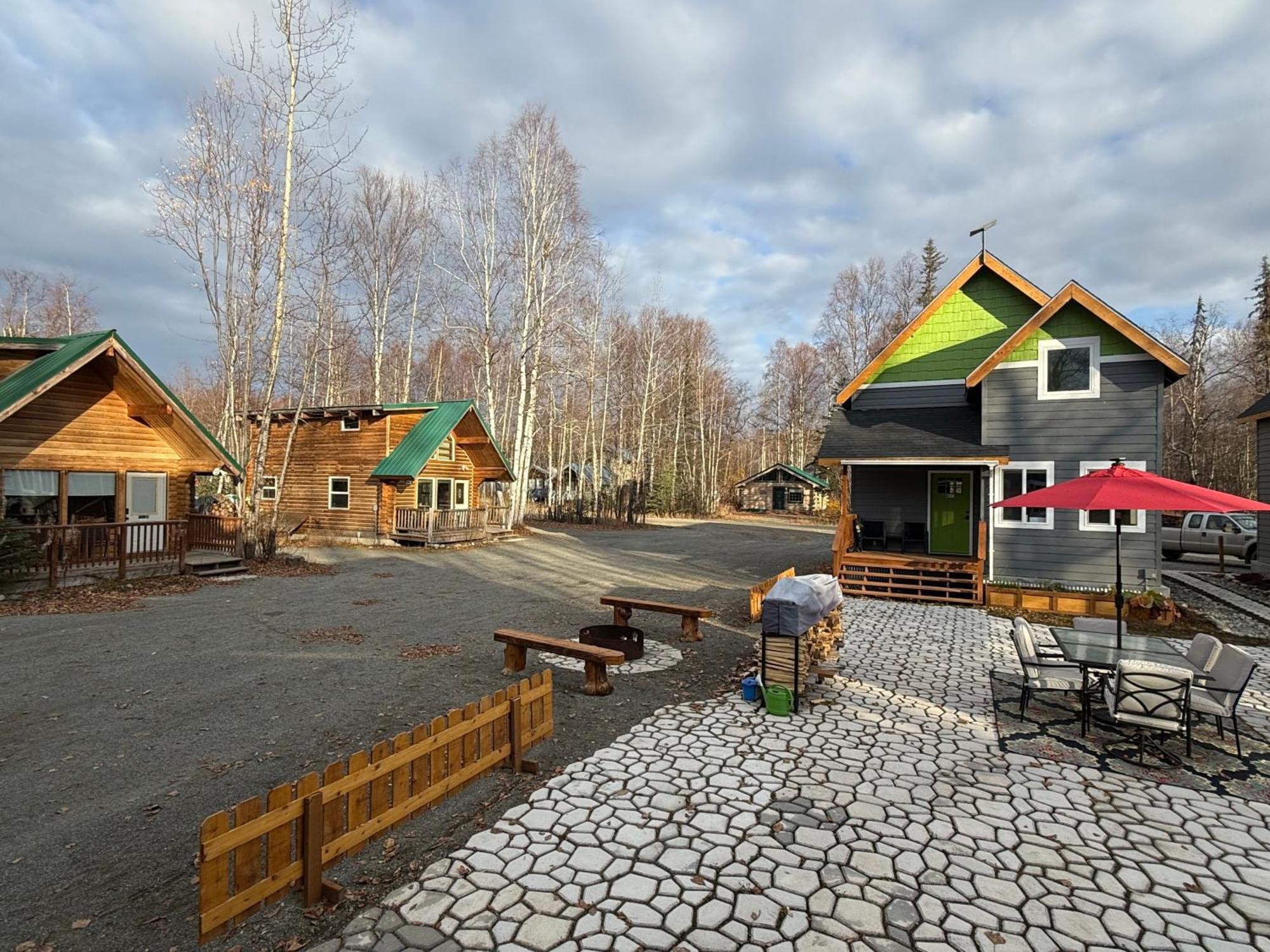 Talkeetna Log Cabin With Hot Tub Unit 1 Екстер'єр фото