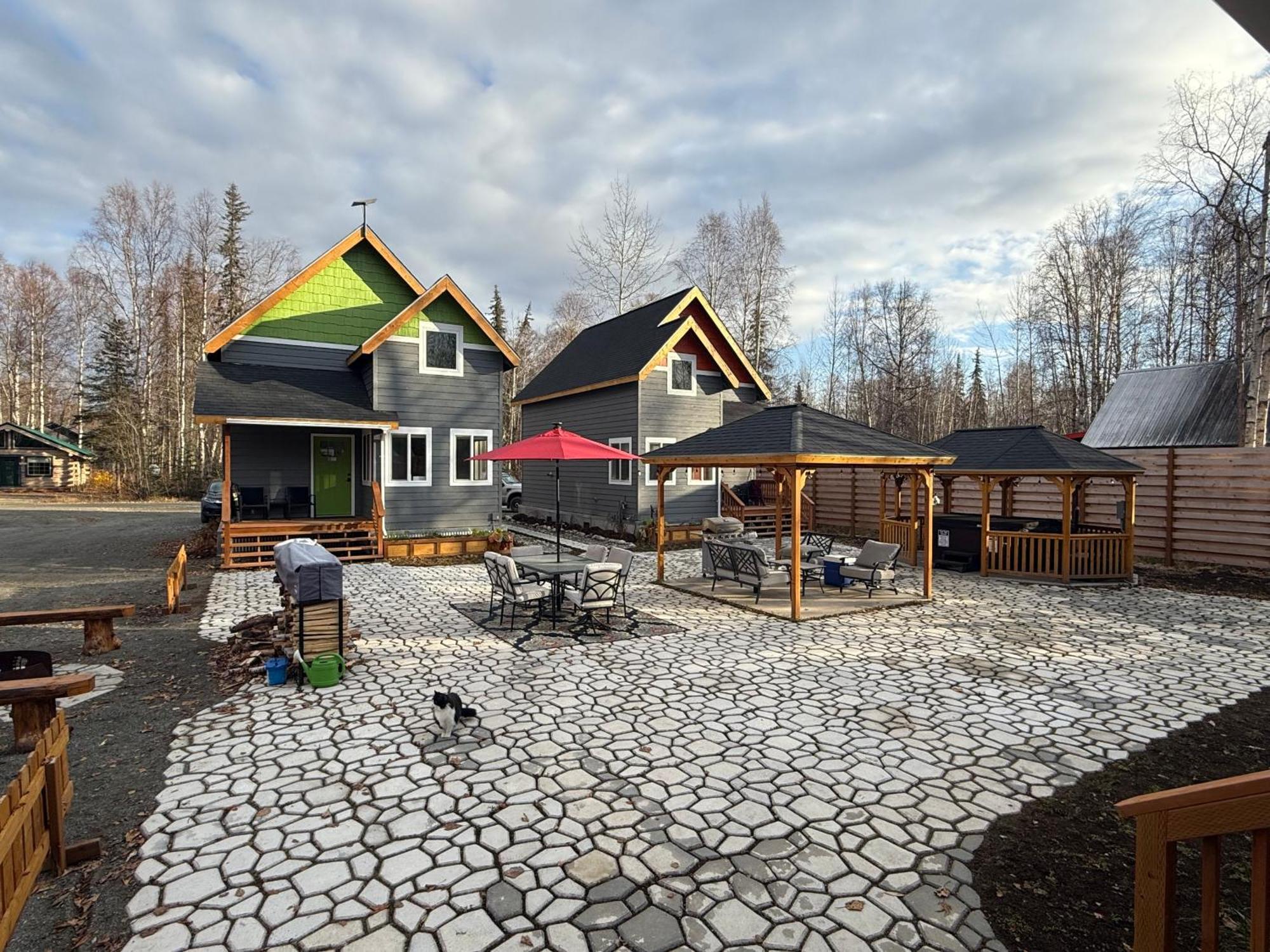 Talkeetna Log Cabin With Hot Tub Unit 1 Екстер'єр фото