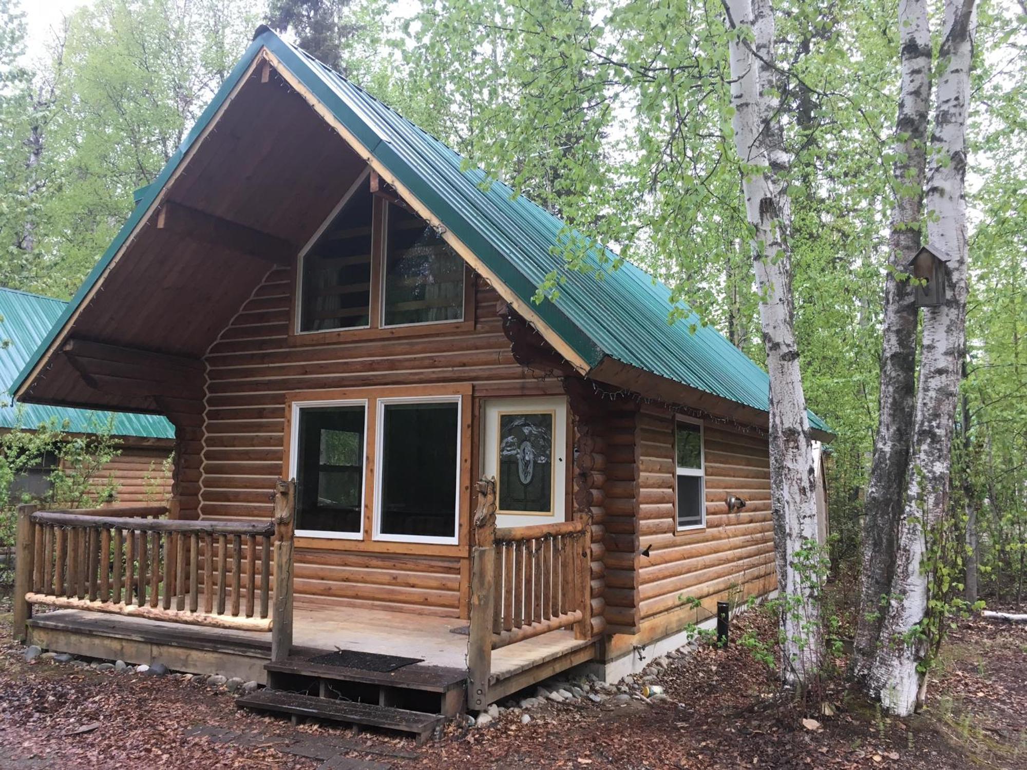 Talkeetna Log Cabin With Hot Tub Unit 1 Екстер'єр фото