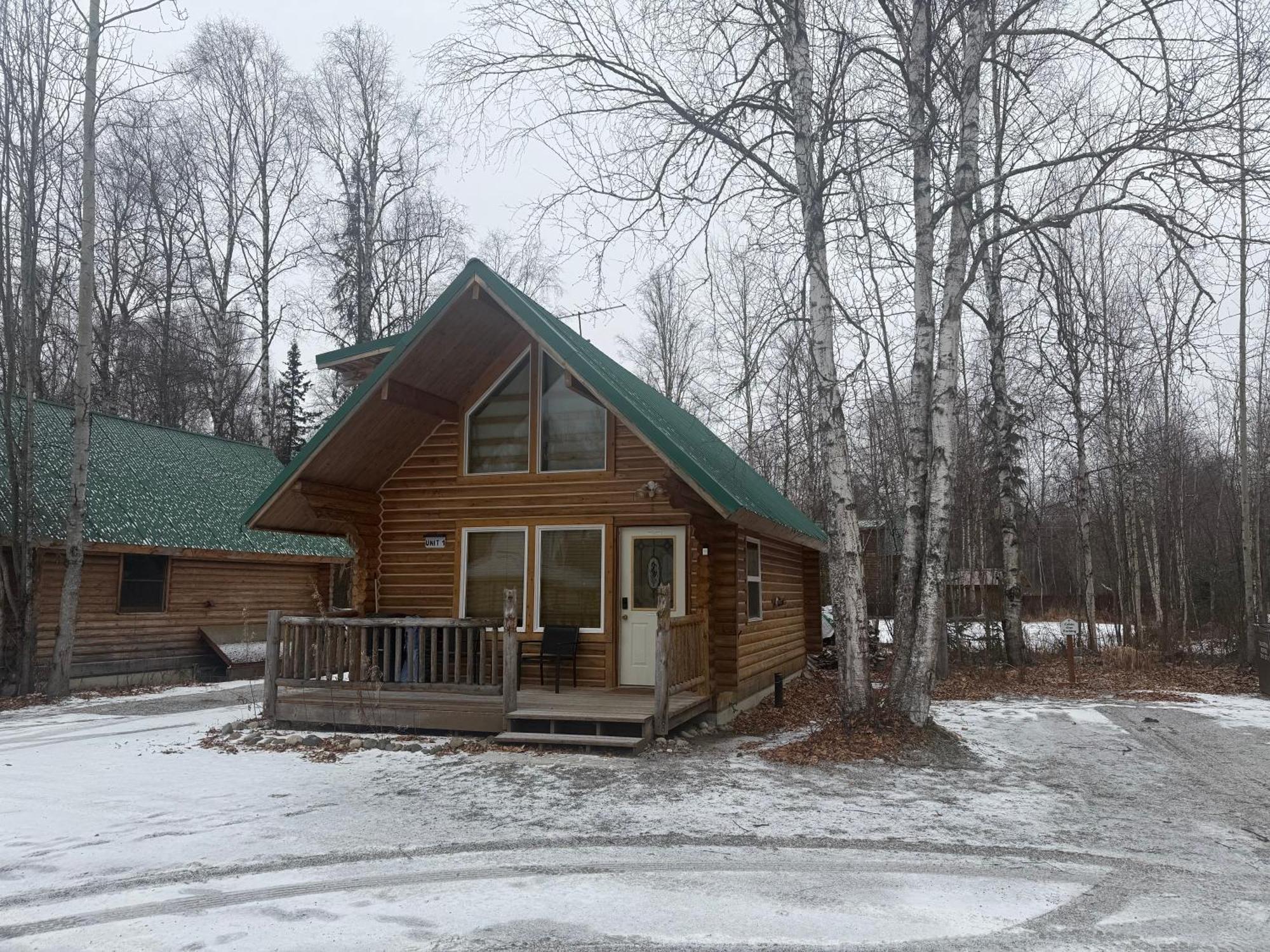 Talkeetna Log Cabin With Hot Tub Unit 1 Екстер'єр фото